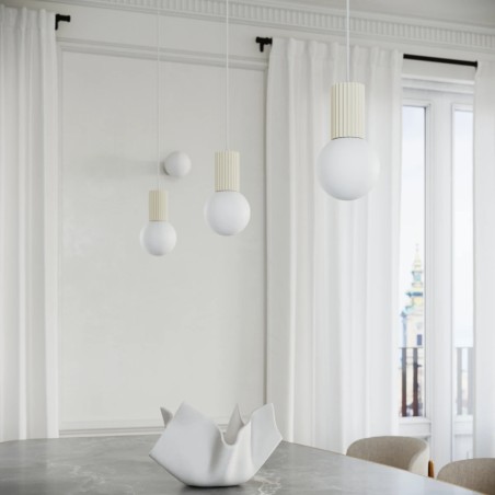 Pendant light Mido, beige