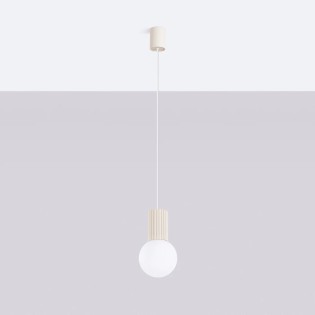 Pendant light Mido, beige