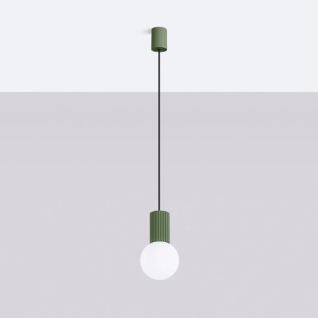 Pendant light Mido, green