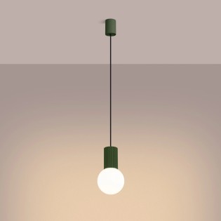 Pendant light Mido, green