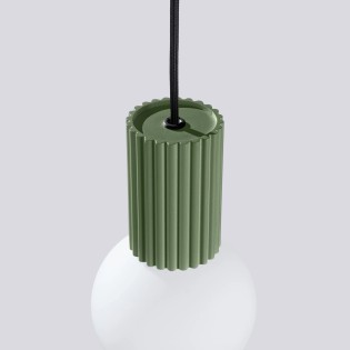 Pendant light Mido, green
