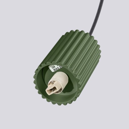 Pendant light Mido, green