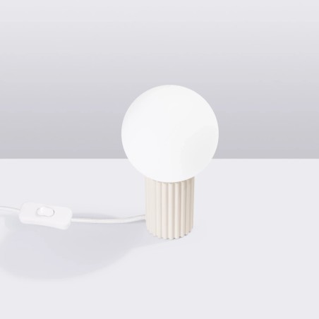 Table lamp Mido, beige
