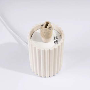 Table lamp Mido, beige