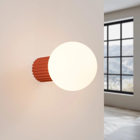 Wall light Mido, red