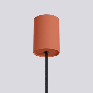 Pendant light Mido, red