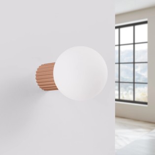 Wall light Mido, mocha