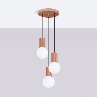 Pendant light Mido, mocha,...