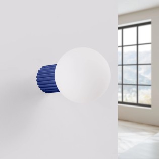 Wall light Mido, ultramarine blue