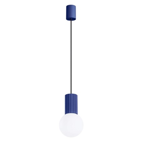 Pendant light Mido, ultramarine blue
