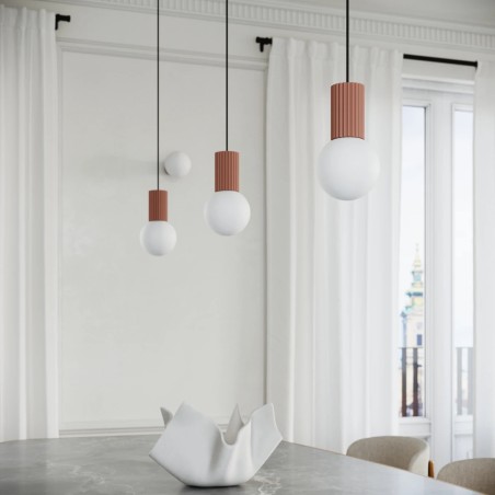 Pendant light Mido, mocha