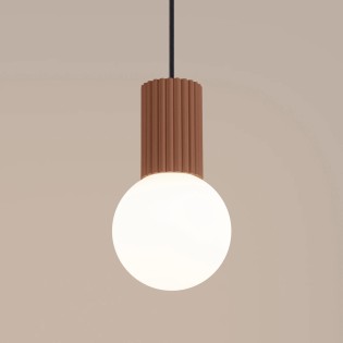 Pendant light Mido, mocha