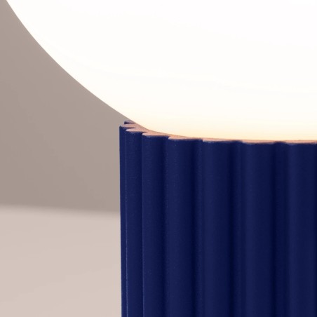 Table lamp Mido, ultramarine blue
