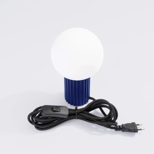 Table lamp Mido, ultramarine blue