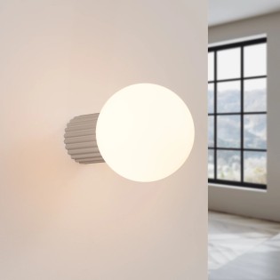 Wall light Mido, taupe finish