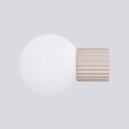 Wall light Mido, taupe finish