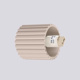 Wall light Mido, taupe finish