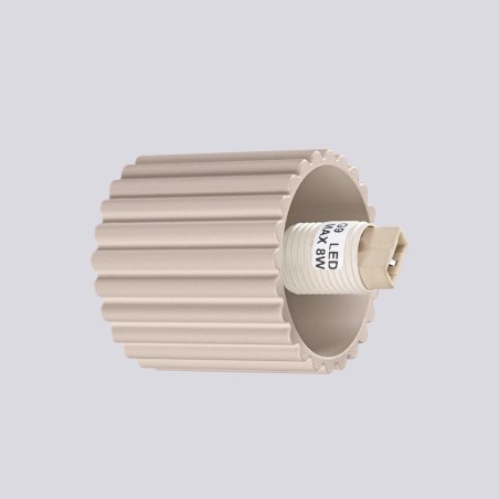 Wall light Mido, taupe finish