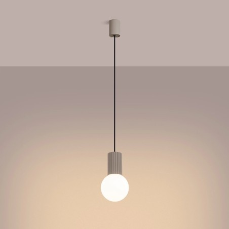 copy of Lámpara colgante Nato gris, 1 luz