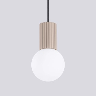 Pendant light Mido, taupe