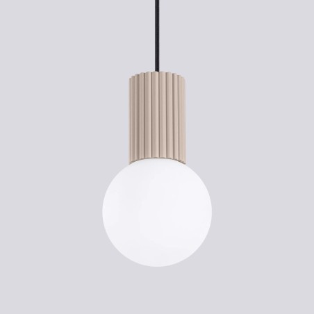 Pendant light Mido, taupe