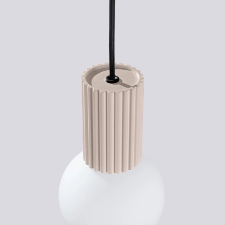 Pendant light Mido, taupe