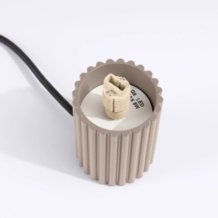 Table lamp Mido, taupe