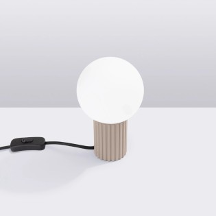 Table lamp Mido, taupe