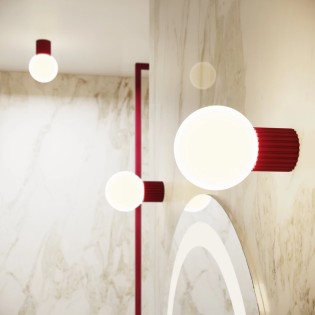 Wall light Mido, bourgogne
