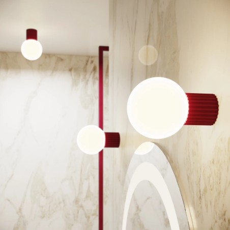 Wall light Mido, bourgogne