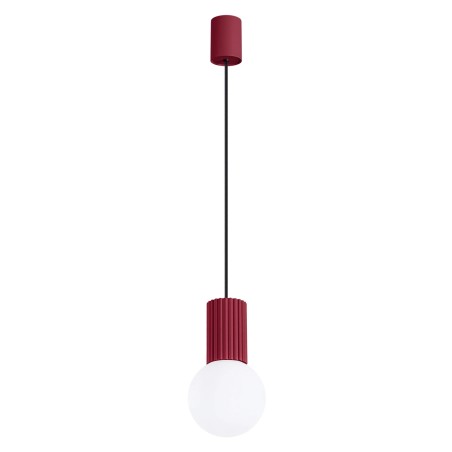 Pendant light Mido, bourgogne