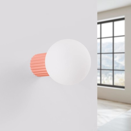 Wall light Mido, peach