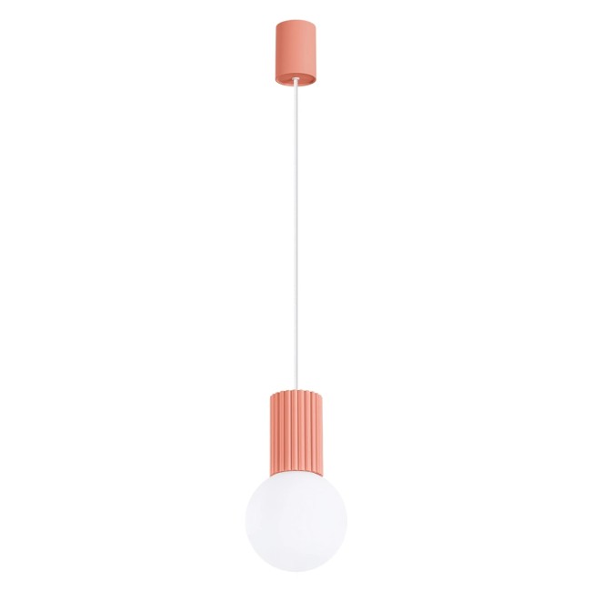 Pendant light Mido, peach