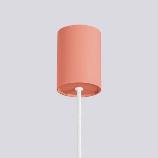 Pendant light Mido, peach