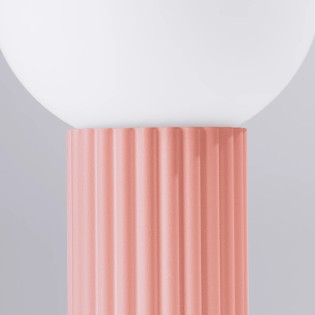 Table lamp Mido, peach