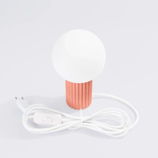 Table lamp Mido, peach