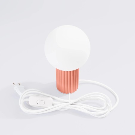 Table lamp Mido, peach