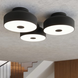 Ceiling light Usni, black