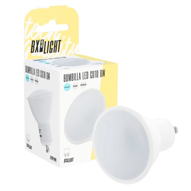 LED Bulb GU10 6W 500Lm 6000ºK 40.000H