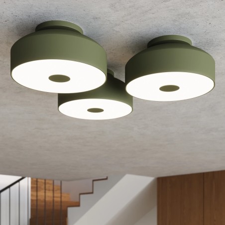 Ceiling light Usni, green