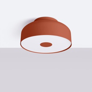 Ceiling light Usni, red