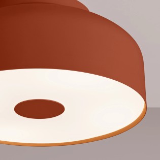Ceiling light Usni, red