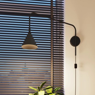 Wall light Naon, black