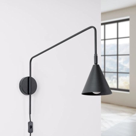 Wall light Naon, black
