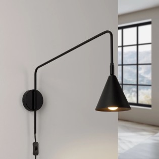 Wall light Naon, black