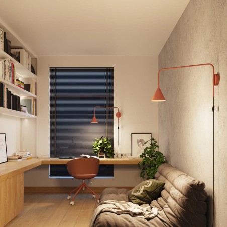 Wall light Naon, red