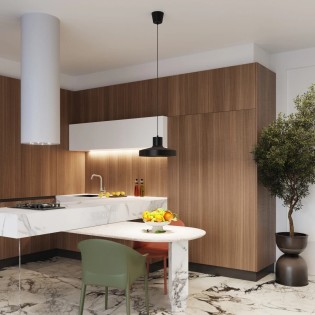 Pendant lamp Male, black