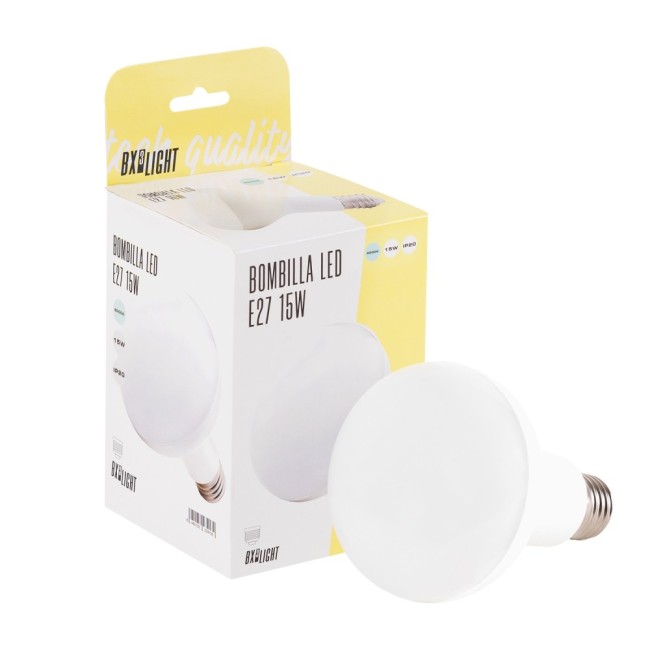 LED Bulb  E27 15W  1200Lm 4000ºK R90 40.000H