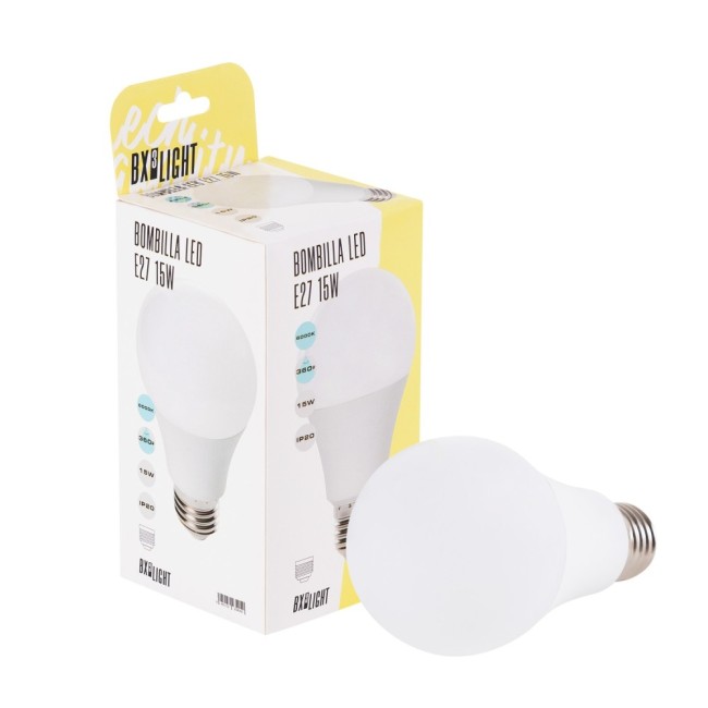 LED Bulb E27 15W  1250Lm 4200ºK A60 40.000H