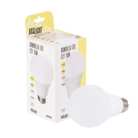 LED Bulb E27 15W  1250Lm 4200ºK A60 40.000H